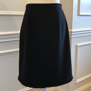 Black Skirt with Ruffle